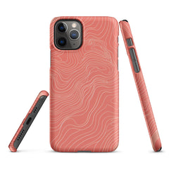 Coral Pink Phone case for iPhone