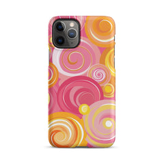 Pink Yellow Phone case for iPhone