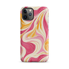 Yellow & Pink Phone Phone  case for iPhone