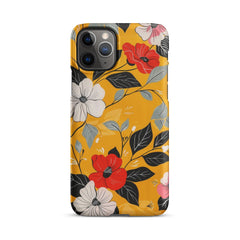 Yellow Floral Phone case for iPhone