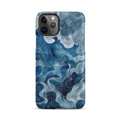 Blue watercolor Phone case for iPhone