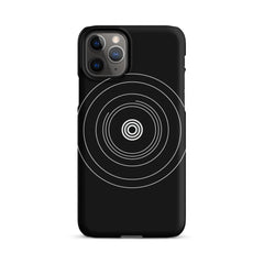 Black Circle Phone case for iPhone