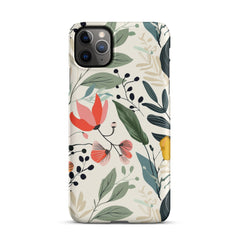 Botanical leaves Phone case for iPhone