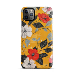 Yellow Floral Phone case for iPhone