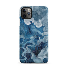 Blue watercolor Phone case for iPhone