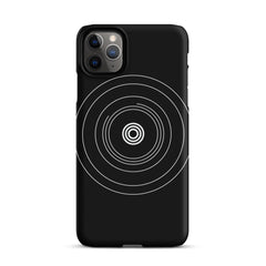 Black Circle Phone case for iPhone