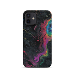 Black rainbow Phone case for iPhone