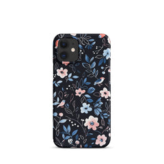 Blue Flowers Phone case for iPhone