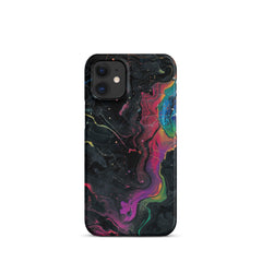 Black rainbow Phone case for iPhone