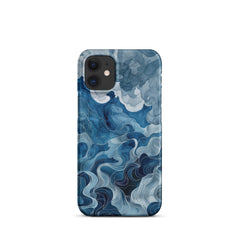 Blue watercolor Phone case for iPhone