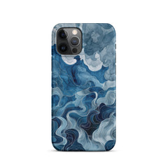 Blue watercolor Phone case for iPhone