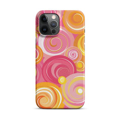 Pink Yellow Phone case for iPhone