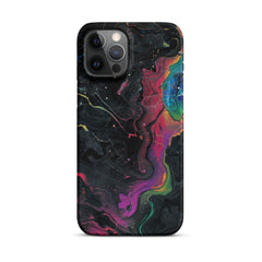 Black rainbow Phone case for iPhone