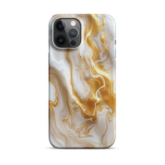 Gold Marble Phone case for iPhone