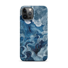 Blue watercolor Phone case for iPhone