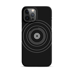 Black Circle Phone case for iPhone