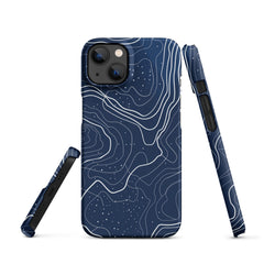 Blue Art Phone case for iPhone