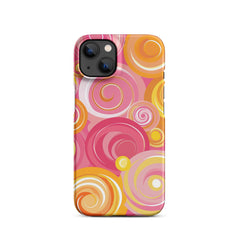 Pink Yellow Phone case for iPhone