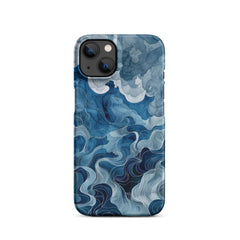 Blue watercolor Phone case for iPhone