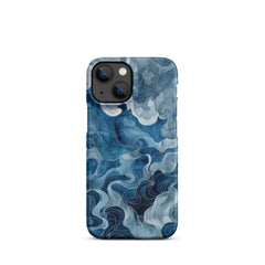 Blue watercolor Phone case for iPhone