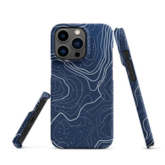 Blue Art Phone case for iPhone