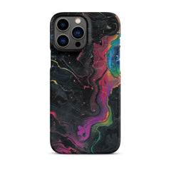 Black rainbow Phone case for iPhone