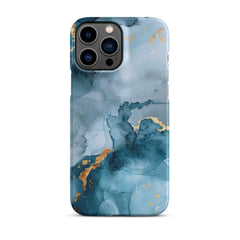 Blue Gold Phone case for iPhone