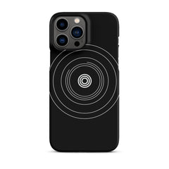 Black Circle Phone case for iPhone