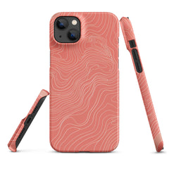 Coral Pink Phone case for iPhone