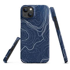 Blue Art Phone case for iPhone