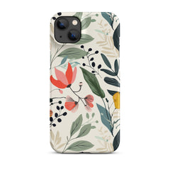 Botanical leaves Phone case for iPhone