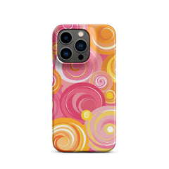 Pink Yellow Phone case for iPhone