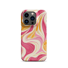 Yellow & Pink Phone Phone  case for iPhone