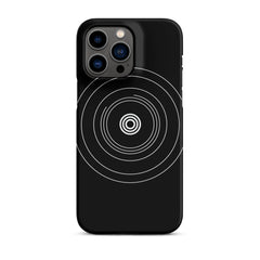 Black Circle Phone case for iPhone