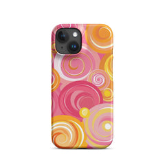 Pink Yellow Phone case for iPhone