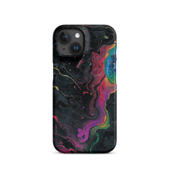 Black rainbow Phone case for iPhone