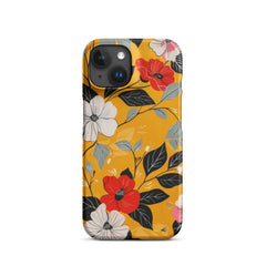 Yellow Floral Phone case for iPhone