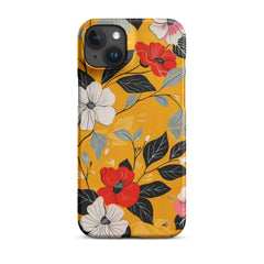 Yellow Floral Phone case for iPhone