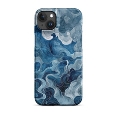 Blue watercolor Phone case for iPhone