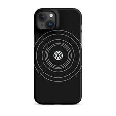 Black Circle Phone case for iPhone