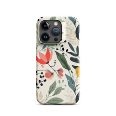 Botanical leaves Phone case for iPhone