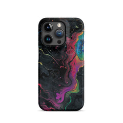 Black rainbow Phone case for iPhone