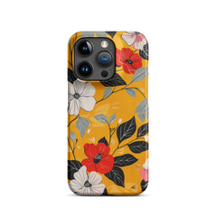 Yellow Floral Phone case for iPhone