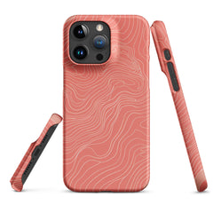 Coral Pink Phone case for iPhone