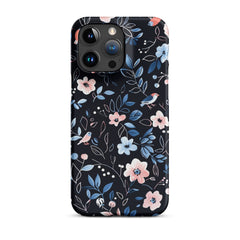 Blue Flowers Phone case for iPhone