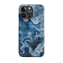 Blue watercolor Phone case for iPhone