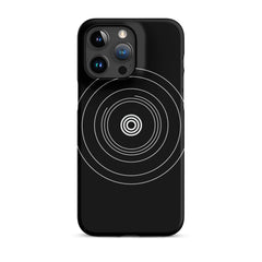 Black Circle Phone case for iPhone