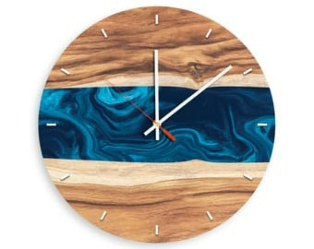 Resin Art Wall Clock