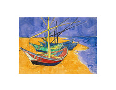 Fishing Boats By Van Gogh Framed Print Framed Print