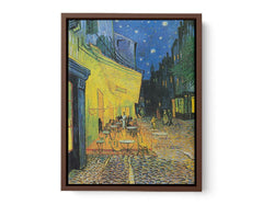 Cafe Terrace at Night Canvas Print